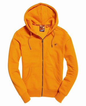 Superdry Collective Cipzár Férfi Kapucnis Pulóver Arany | LVCUM4931